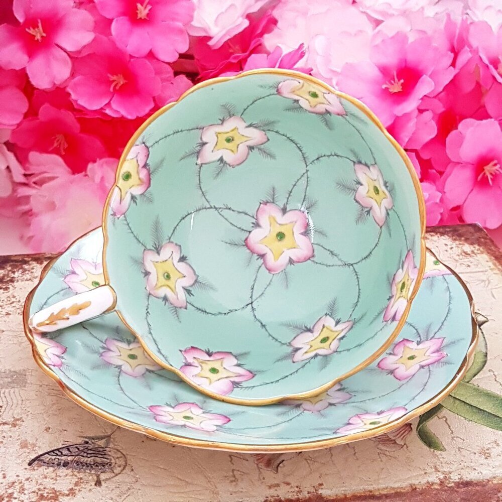 Bone China Royal Stafford Chintz Tea Cup & Saucer Chintz England Christmas Gift